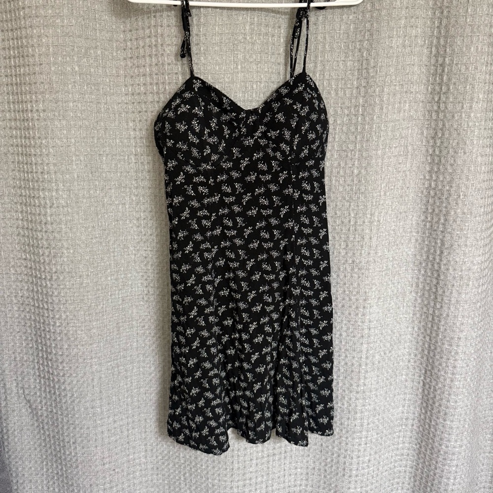 AE Black Floral Dress
